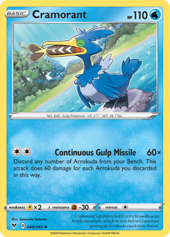 Cramorant (040/185) [Sword & Shield: Vivid Voltage] | Devastation Store