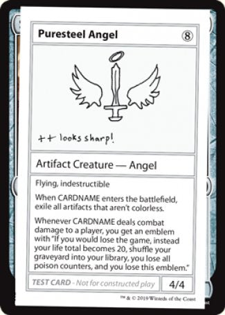 Puresteel Angel (2021 Edition) [Mystery Booster Playtest Cards] | Devastation Store