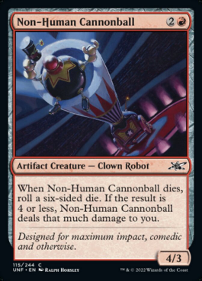 Non-Human Cannonball [Unfinity] | Devastation Store
