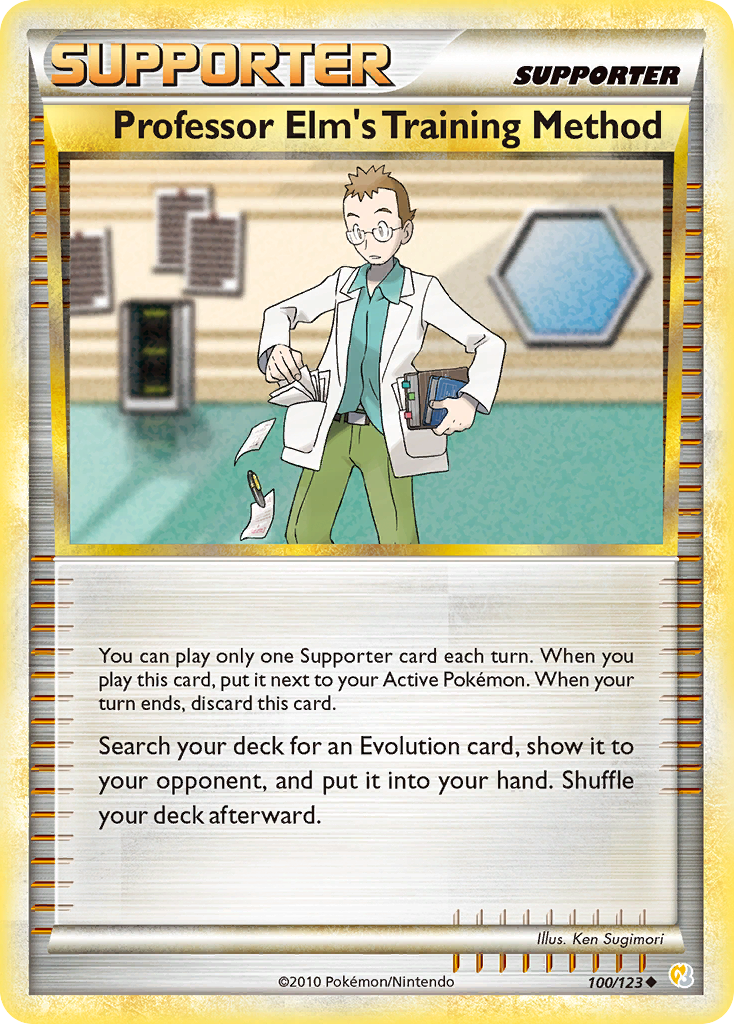 Professor Elm's Training Method (100/123) [HeartGold & SoulSilver: Base Set] | Devastation Store