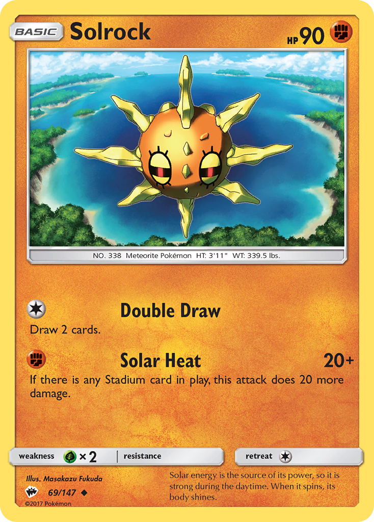 Solrock (69/147) [Sun & Moon: Burning Shadows] | Devastation Store