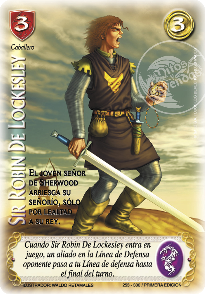 Sir Robin De Lockesley, Leyendas - Devastation Store | Devastation Store