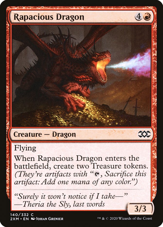 Rapacious Dragon [Double Masters] | Devastation Store