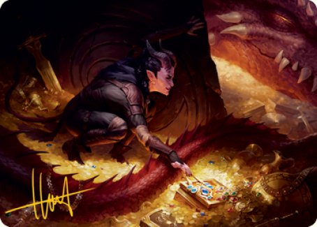 Hoard Robber Art Card (Gold-Stamped Signature) [Dungeons & Dragons: Adventures in the Forgotten Realms Art Series] | Devastation Store