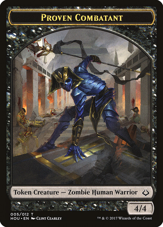 Proven Combatant [Hour of Devastation Tokens] - Devastation Store | Devastation Store