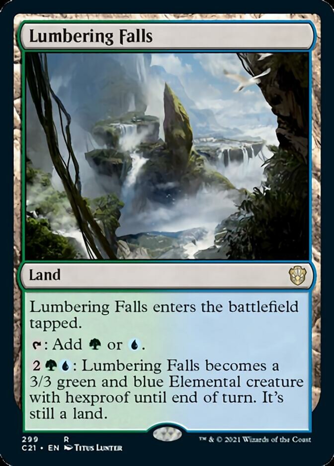 Lumbering Falls [Commander 2021] | Devastation Store