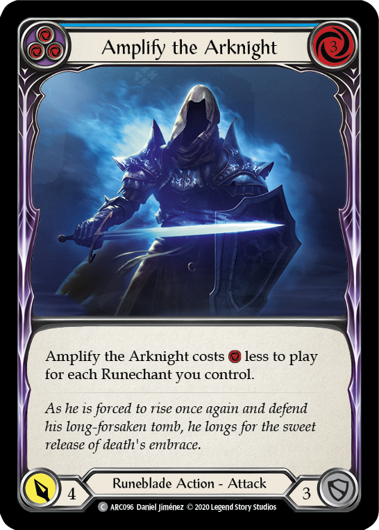 Amplify the Arknight (Blue) [ARC096] Unlimited Edition Normal - Devastation Store | Devastation Store