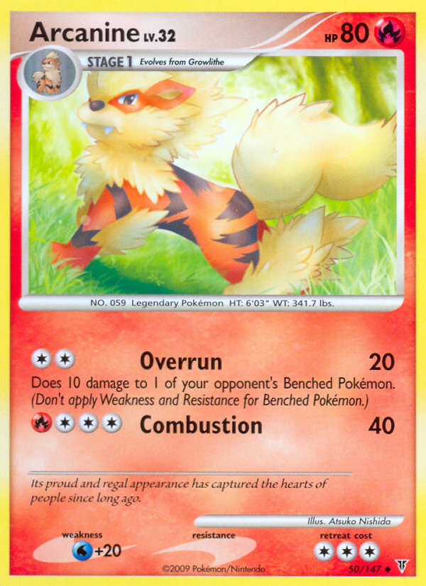 Arcanine (50/147) [Platinum: Supreme Victors] | Devastation Store