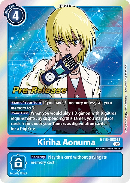 Kiriha Aonuma [BT10-088] [Xros Encounter Pre-Release Cards] | Devastation Store