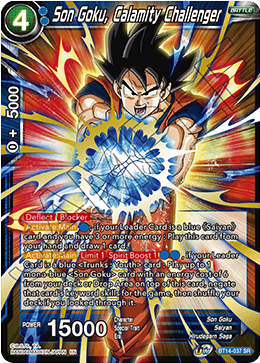 Son Goku, Calamity Challenger (BT14-037) [Cross Spirits] | Devastation Store