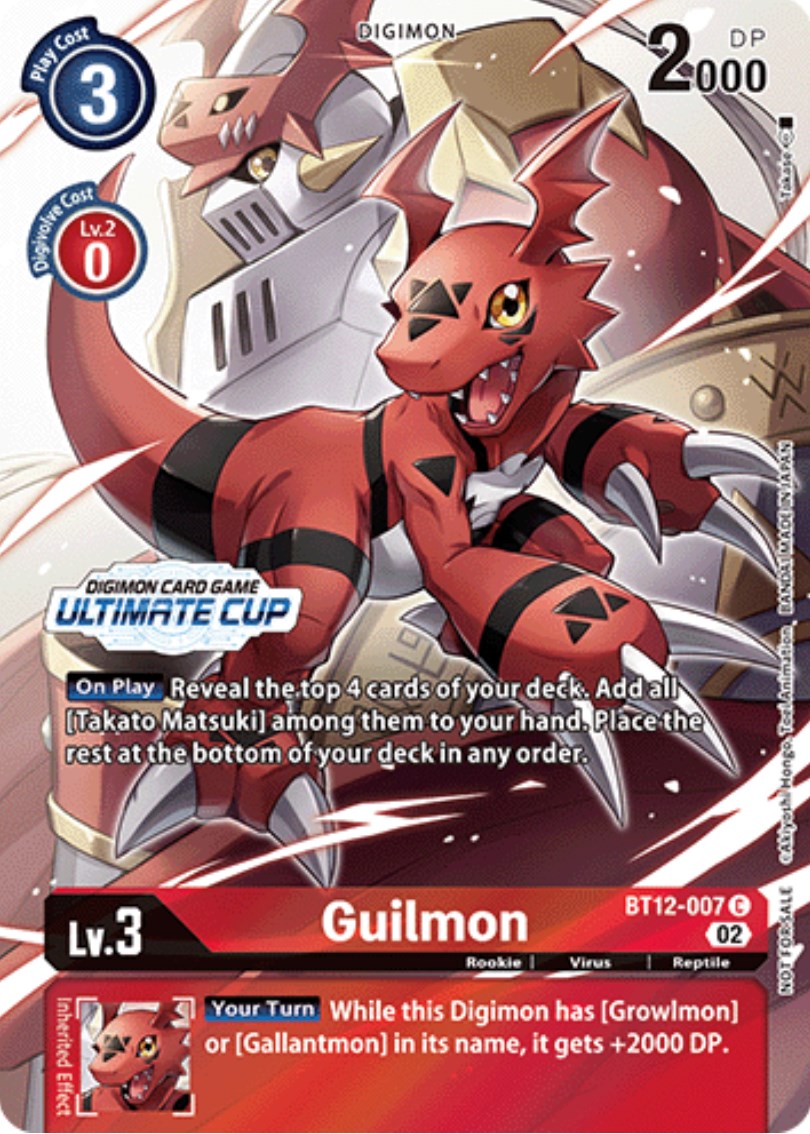 Guilmon [BT12-007] (Ultimate Cup) [Across Time Promos] | Devastation Store