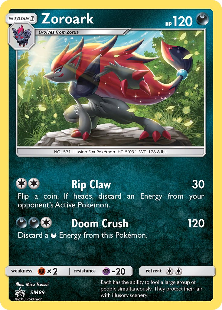 Zoroark (SM89) [Sun & Moon: Black Star Promos] | Devastation Store