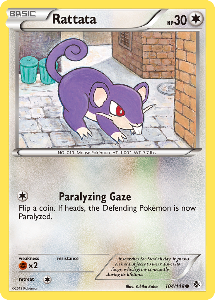 Rattata (104/149) [Black & White: Boundaries Crossed] | Devastation Store