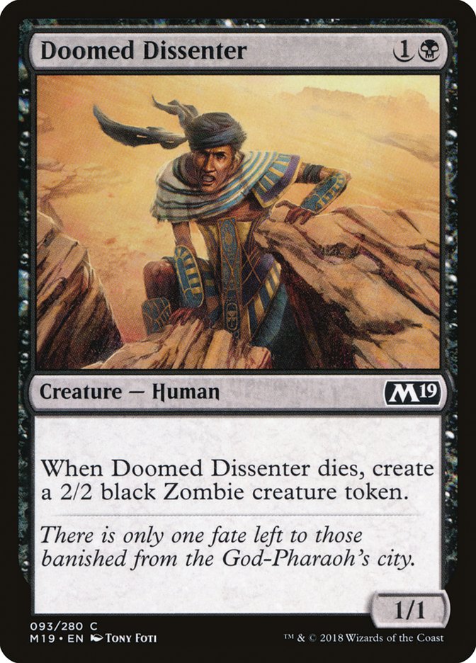 Doomed Dissenter [Core Set 2019] | Devastation Store