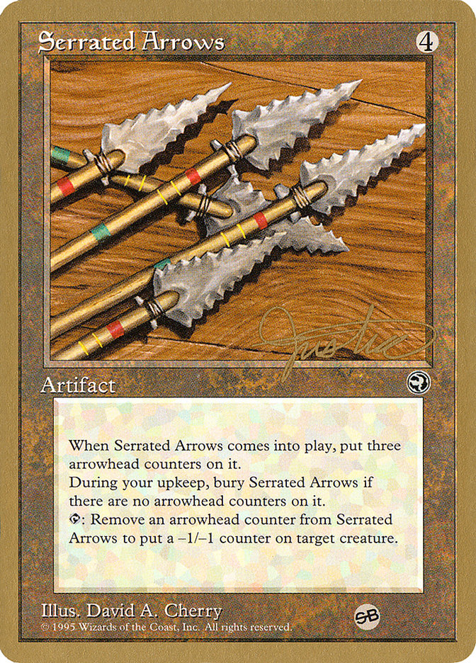 Serrated Arrows (Mark Justice) (SB) [Pro Tour Collector Set] | Devastation Store