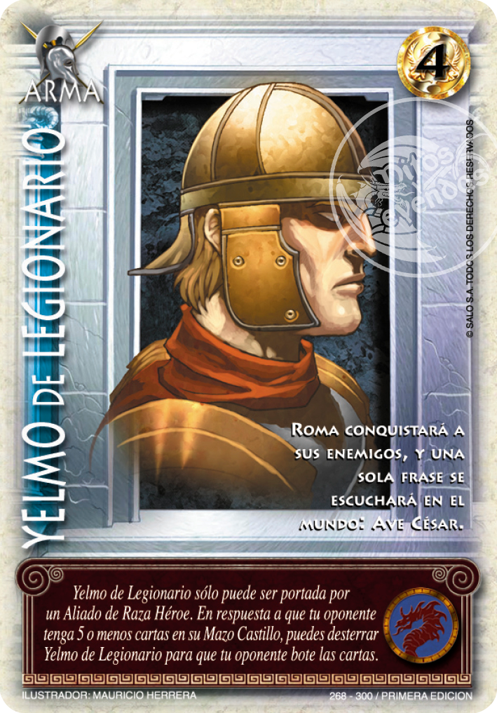 Yelmo de Legionario, Leyendas - Devastation Store | Devastation Store