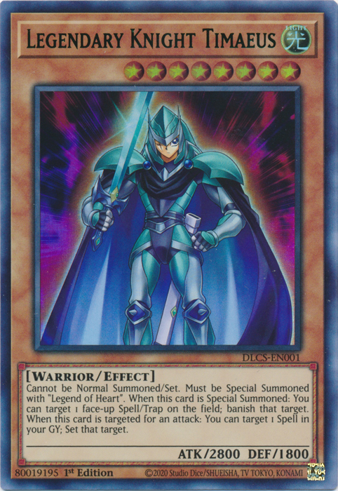 Legendary Knight Timaeus (Green) [DLCS-EN001] Ultra Rare | Devastation Store