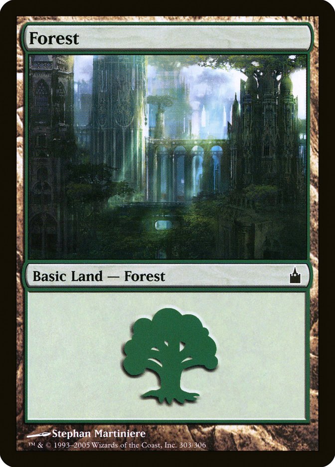 Forest (303) [Ravnica: City of Guilds] - Devastation Store | Devastation Store