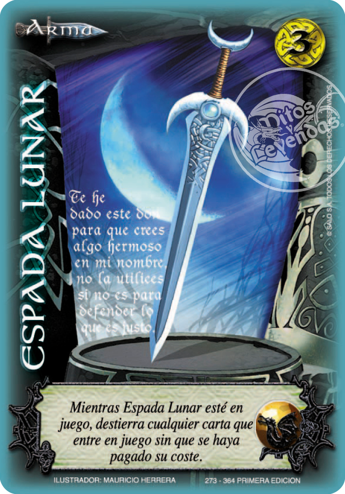 Espada Lunar, Leyendas - Devastation Store | Devastation Store