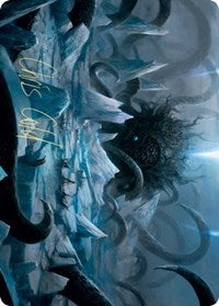 Icebreaker Kraken Art Card (Gold-Stamped Signature) [Kaldheim: Art Series] | Devastation Store
