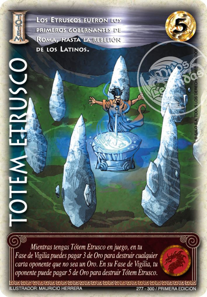 Tótem Etrusco, Leyendas - Devastation Store | Devastation Store