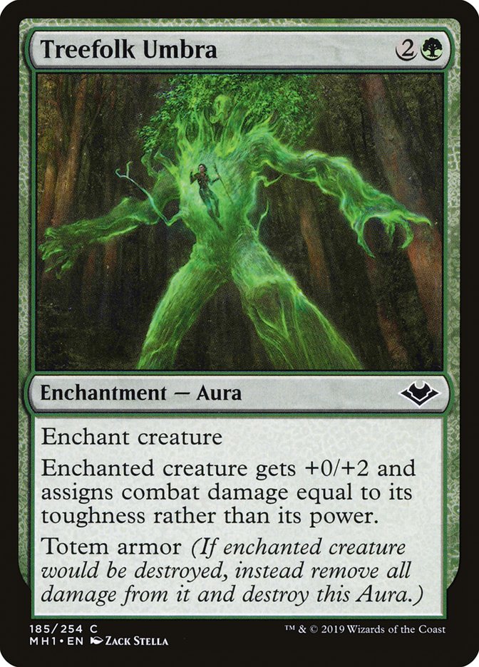 Treefolk Umbra [Modern Horizons] | Devastation Store