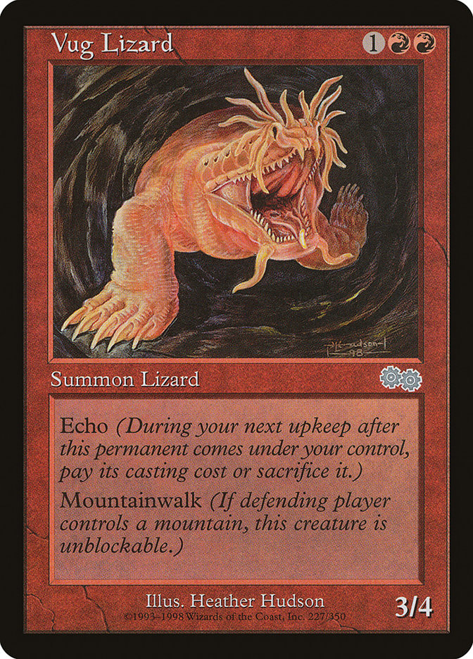 Vug Lizard [Urza's Saga] - Devastation Store | Devastation Store