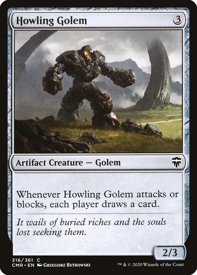 Howling Golem [Commander Legends] | Devastation Store