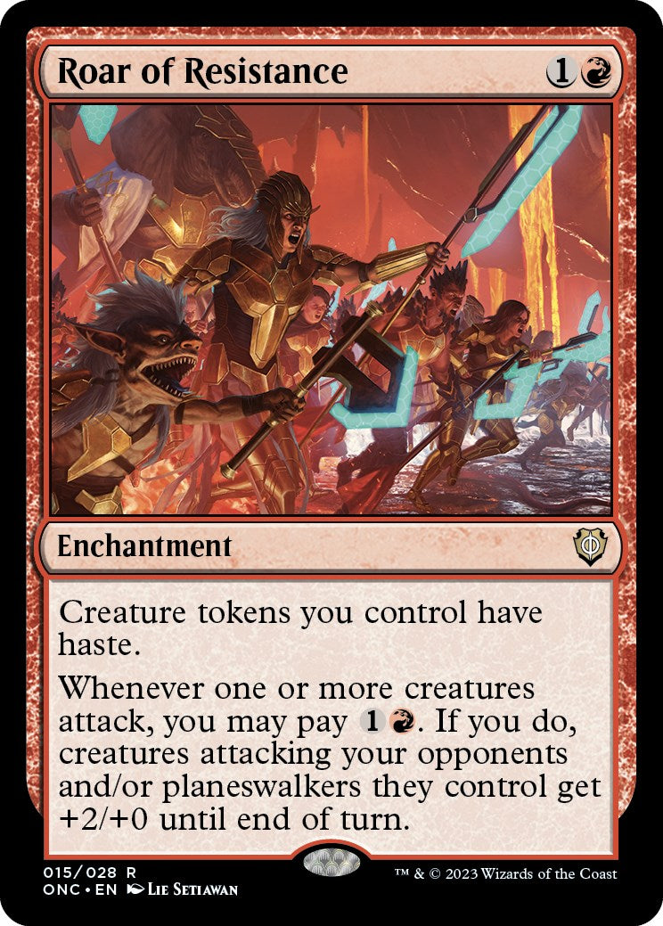 Roar of Resistance [Phyrexia: All Will Be One Commander] | Devastation Store
