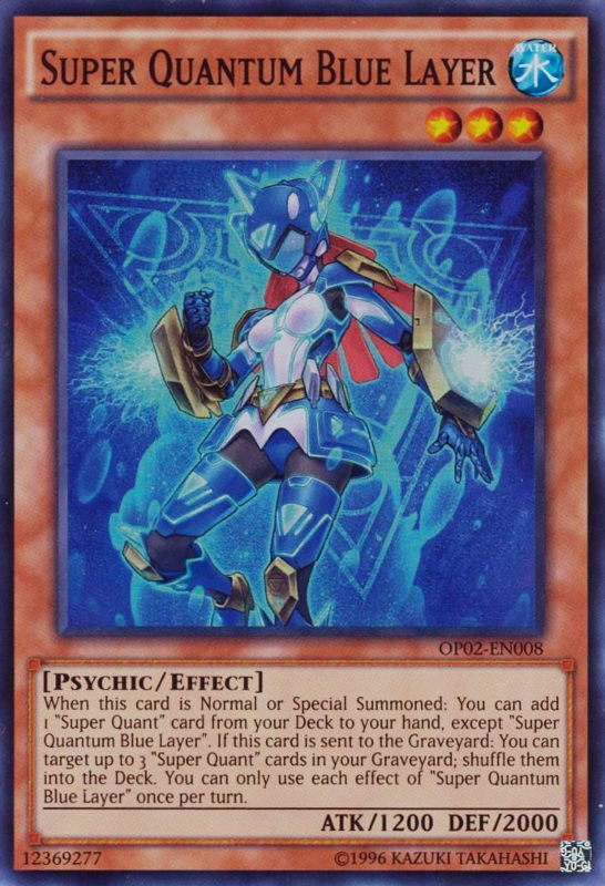 Super Quantum Blue Layer [OP02-EN008] Super Rare | Devastation Store