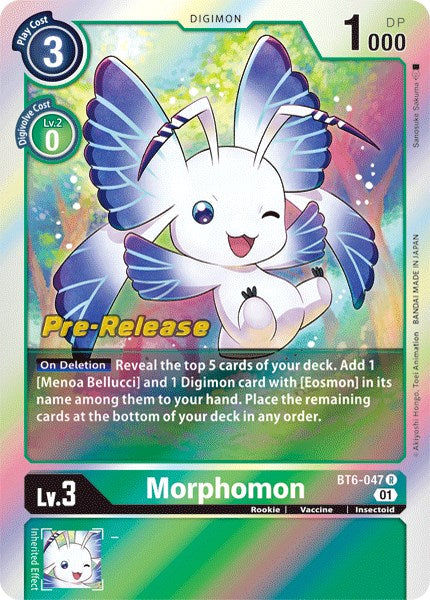 Morphomon [BT6-047] [Double Diamond Pre-Release Cards] | Devastation Store