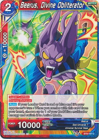 Beerus, Divine Obliterator [BT9-107] | Devastation Store