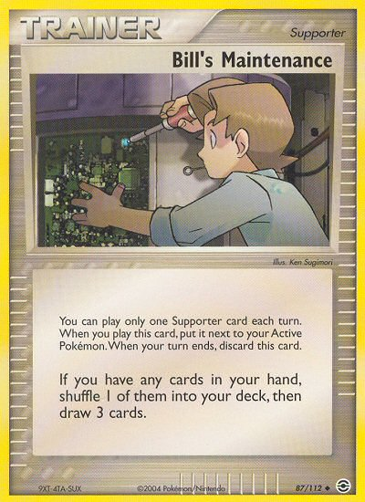 Bill's Maintenance (87/112) [EX: FireRed & LeafGreen] | Devastation Store