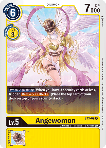 Angewomon [ST3-09] (Tamer Battle Pack) [Starter Deck: Heaven's Yellow Promos] | Devastation Store