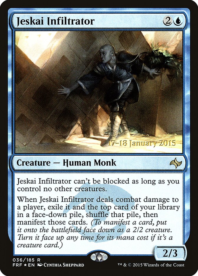 Jeskai Infiltrator  [Fate Reforged Prerelease Promos] - Devastation Store | Devastation Store