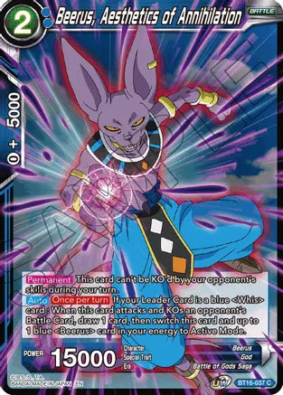 Beerus, Aesthetic of Annihilation [BT16-037] | Devastation Store