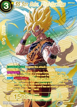 SS Son Goku, Final Sacrifice (SPR) (BT17-093) [Ultimate Squad] | Devastation Store