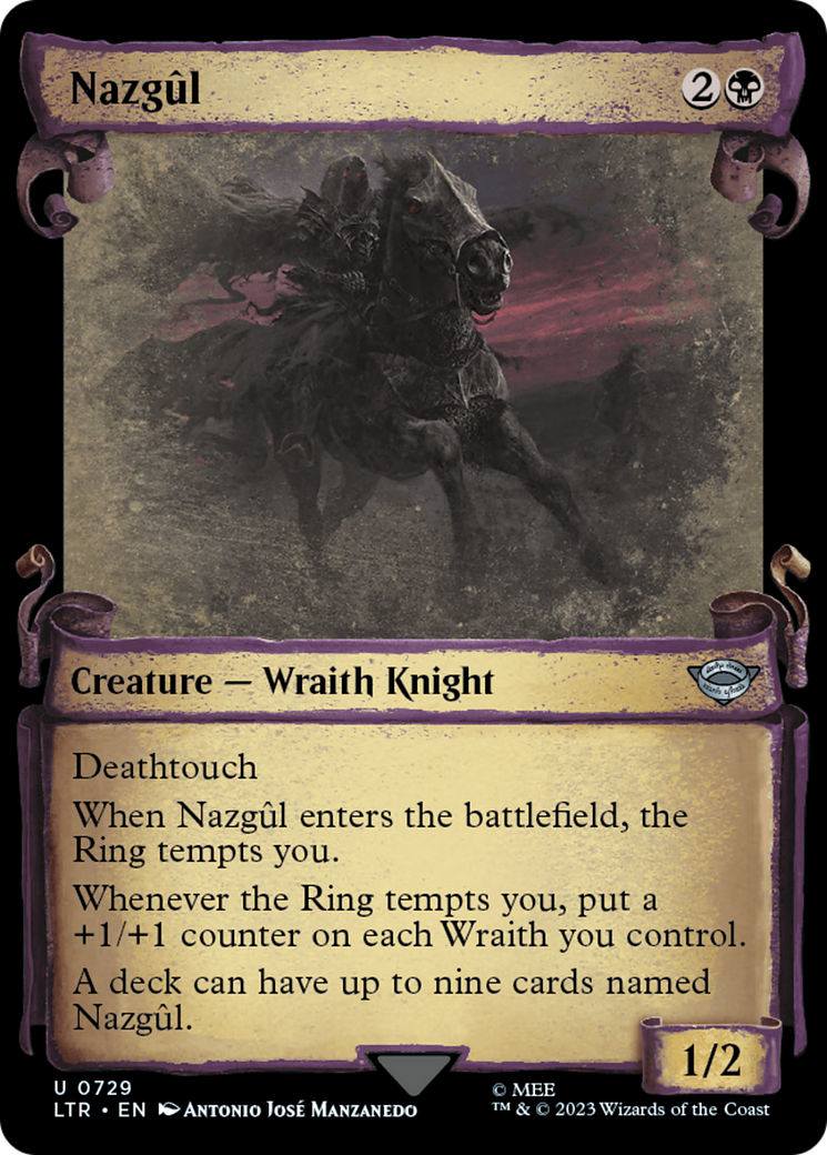 Nazgul (0729) [The Lord of the Rings: Tales of Middle-Earth Showcase Scrolls] | Devastation Store