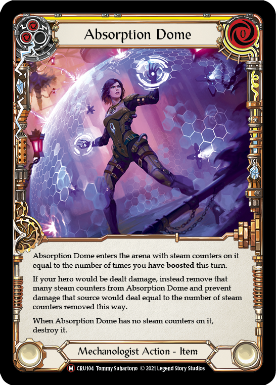 Absorption Dome (Rainbow Foil) [CRU104-RF] Unlimited Rainbow Foil | Devastation Store