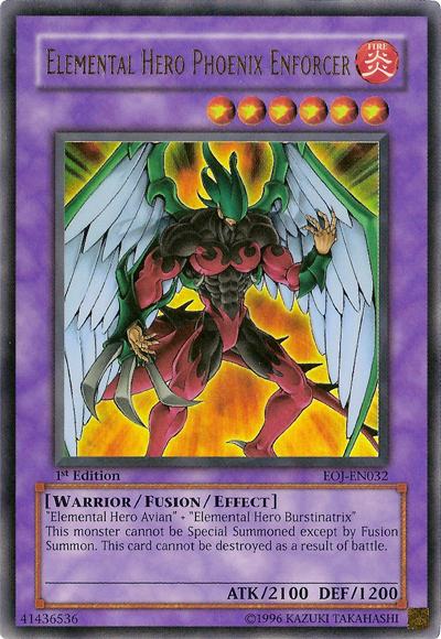 Elemental Hero Phoenix Enforcer [EOJ-EN032] Ultra Rare | Devastation Store