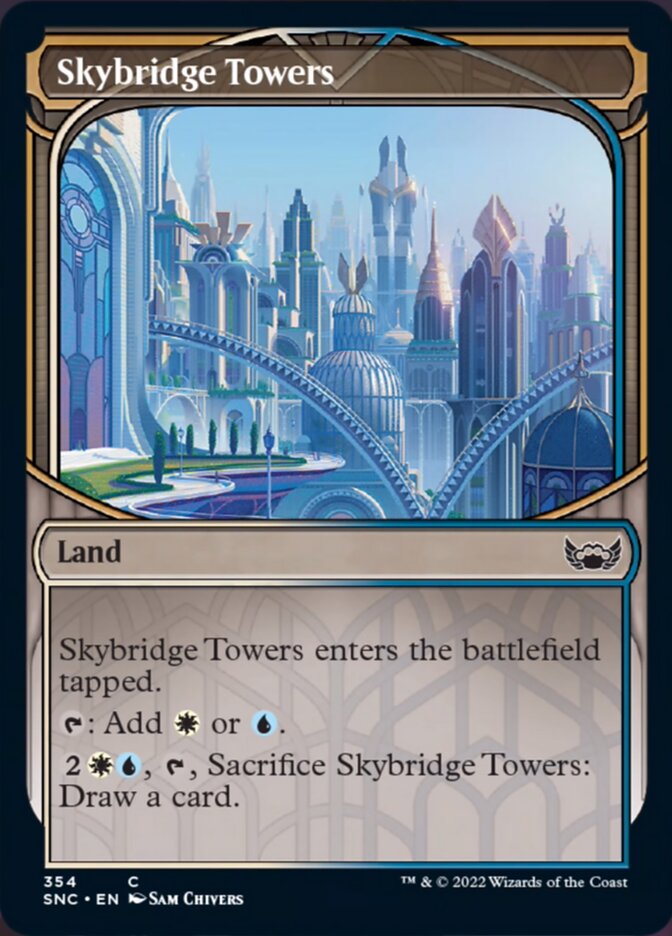 Skybridge Towers (Showcase Skyscraper) [Streets of New Capenna] | Devastation Store