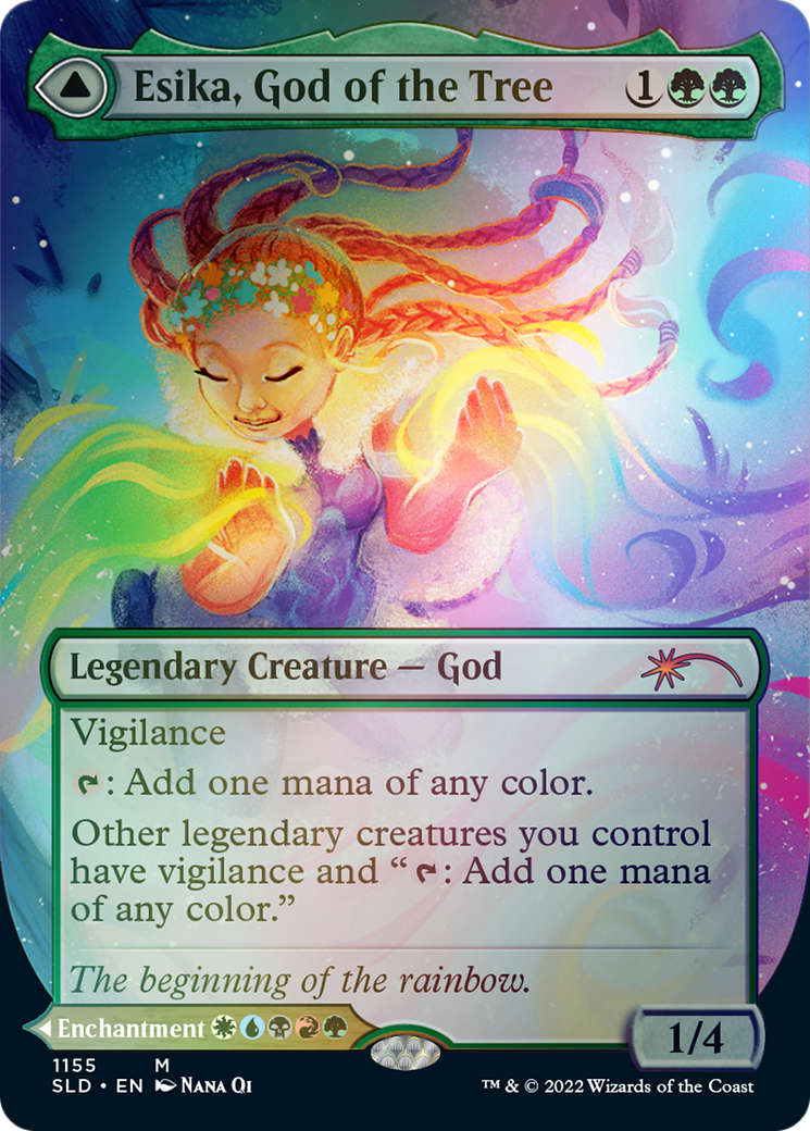 Esika, God of the Tree // The Prismatic Bridge (Borderless) [Secret Lair: From Cute to Brute] | Devastation Store