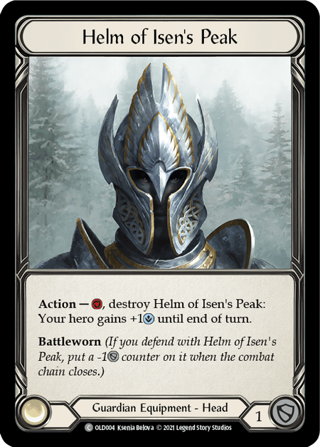Helm of Isen's Peak [OLD004] (Tales of Aria Oldhim Blitz Deck)  1st Edition Normal | Devastation Store