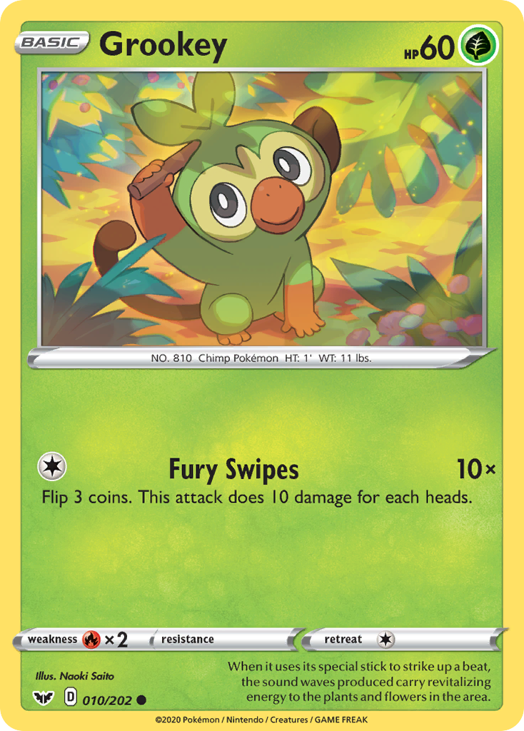 Grookey (010/202) [Sword & Shield: Base Set] | Devastation Store