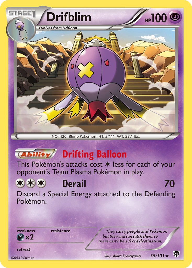 Drifblim (35/101) [Black & White: Plasma Blast] | Devastation Store