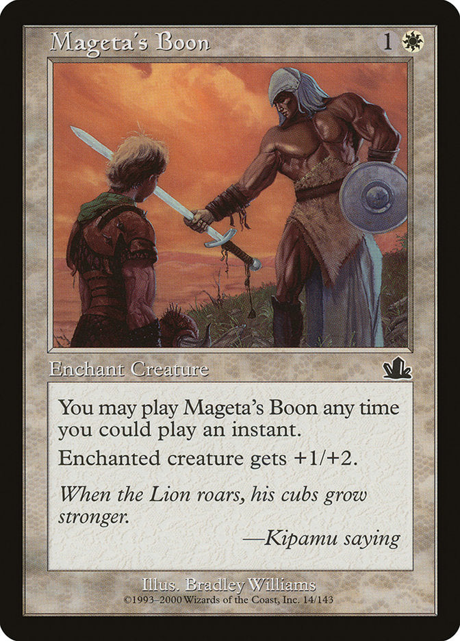Mageta's Boon [Prophecy] - Devastation Store | Devastation Store