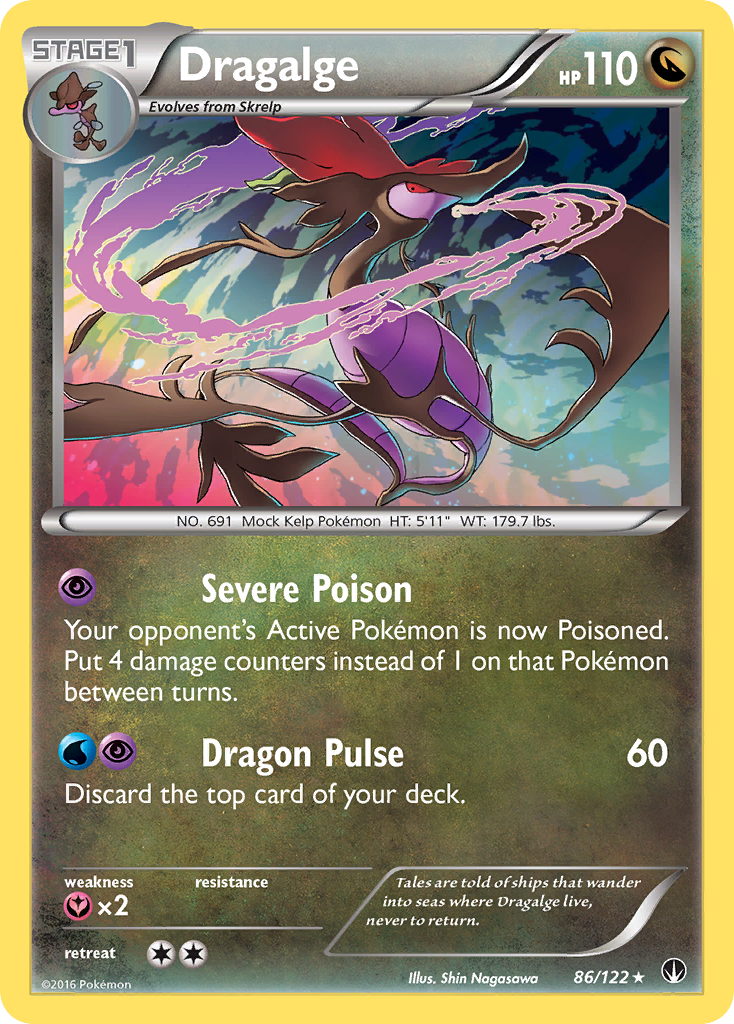 Dragalge (86/122) [XY: BREAKpoint] | Devastation Store