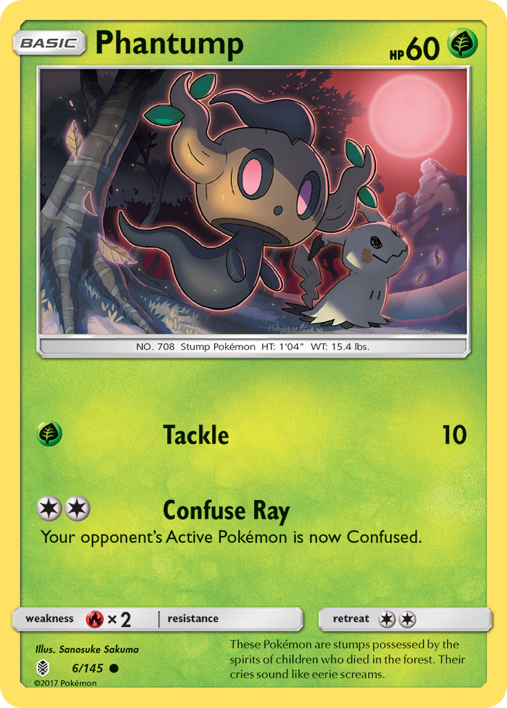 Phantump (6/145) [Sun & Moon: Guardians Rising] | Devastation Store