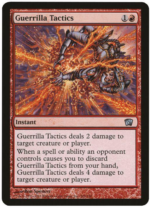 Guerrilla Tactics (Oversized) [Eighth Edition Box Topper] | Devastation Store