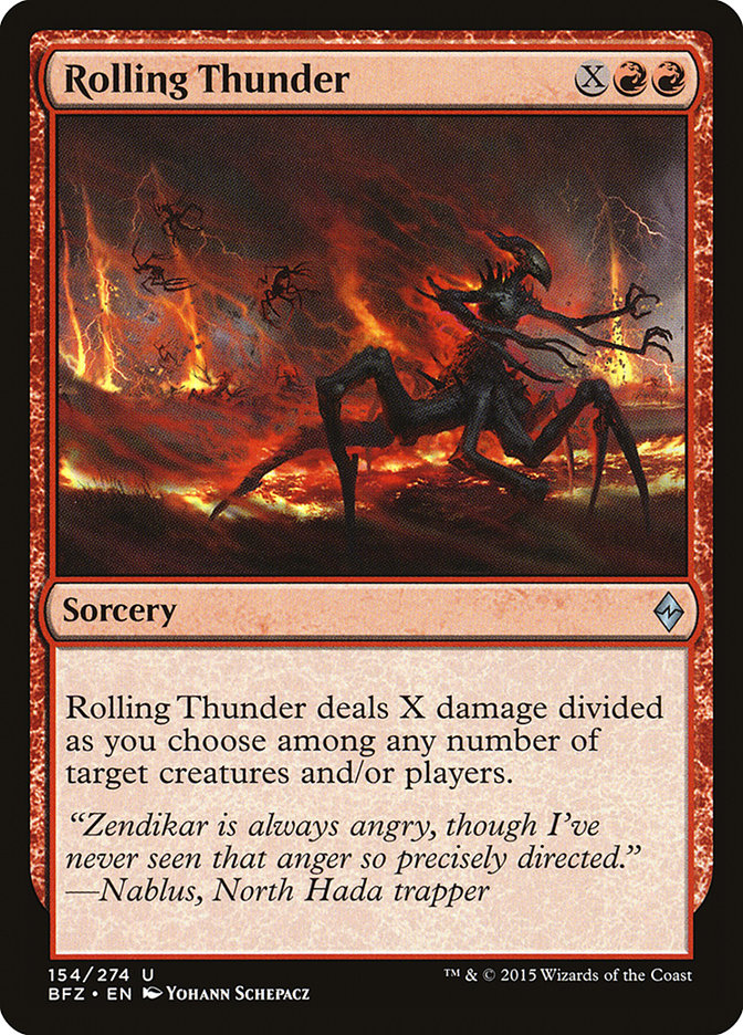 Rolling Thunder [Battle for Zendikar] - Devastation Store | Devastation Store